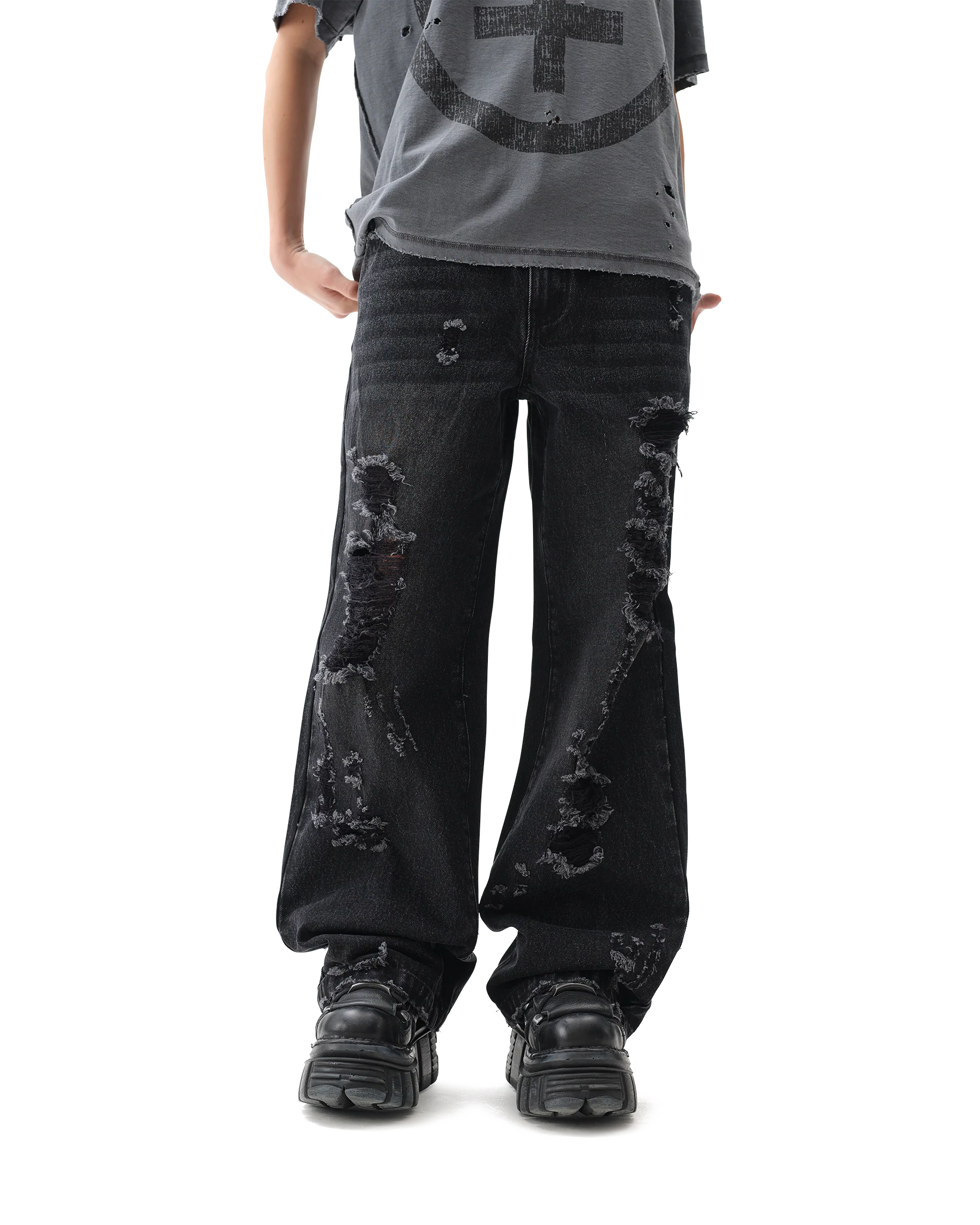 Burnout Black Jeans - Image 15