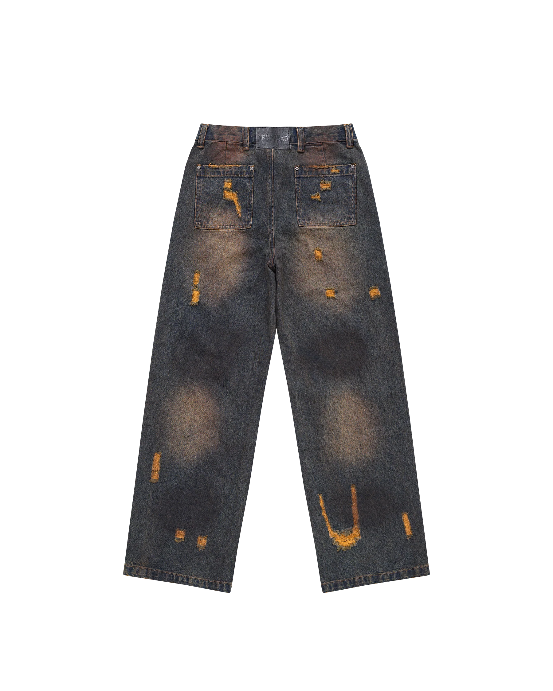 Burnout Brown Jeans - Image 4