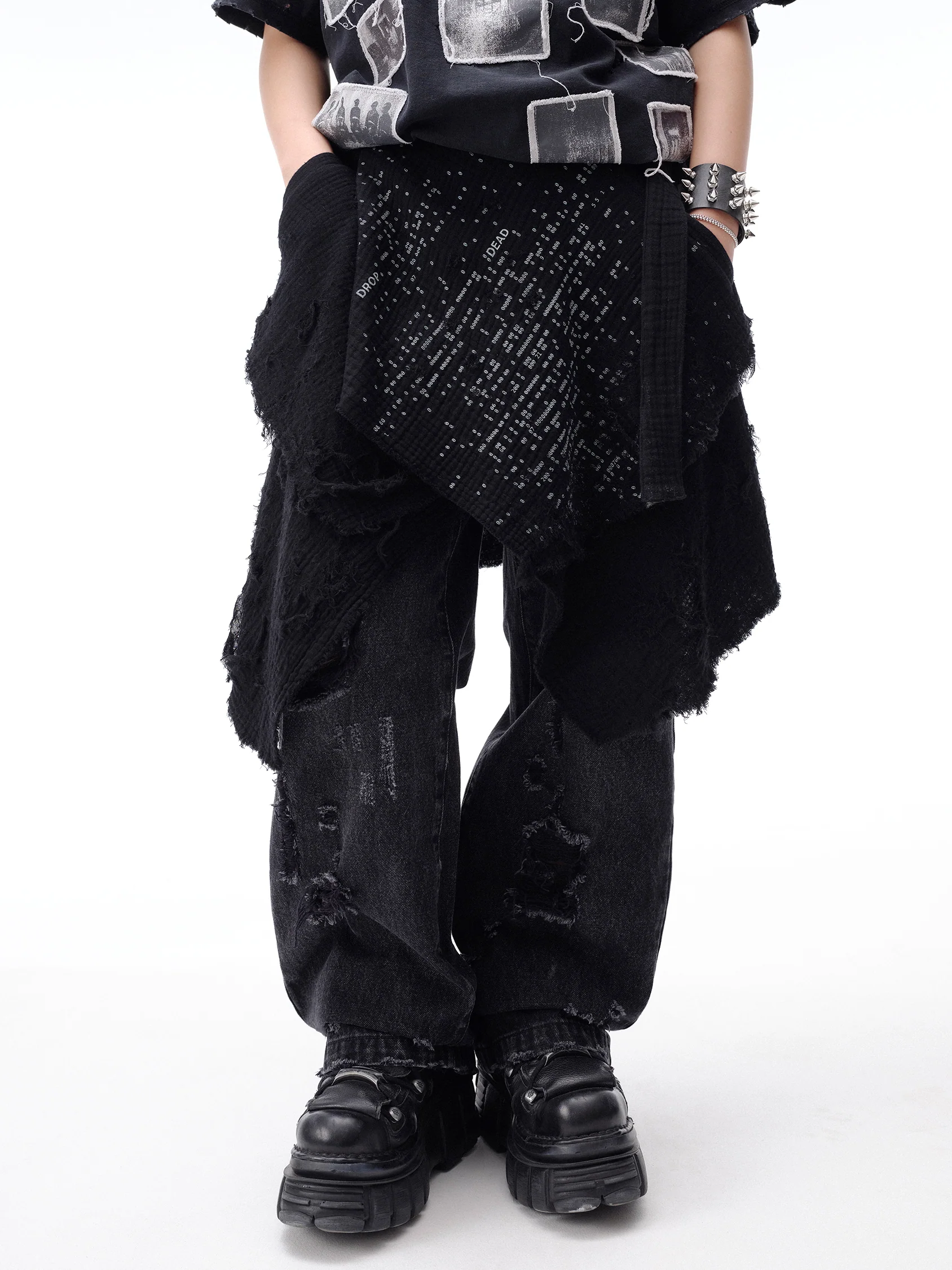 C0D3D Wrap Skirt - Image 8