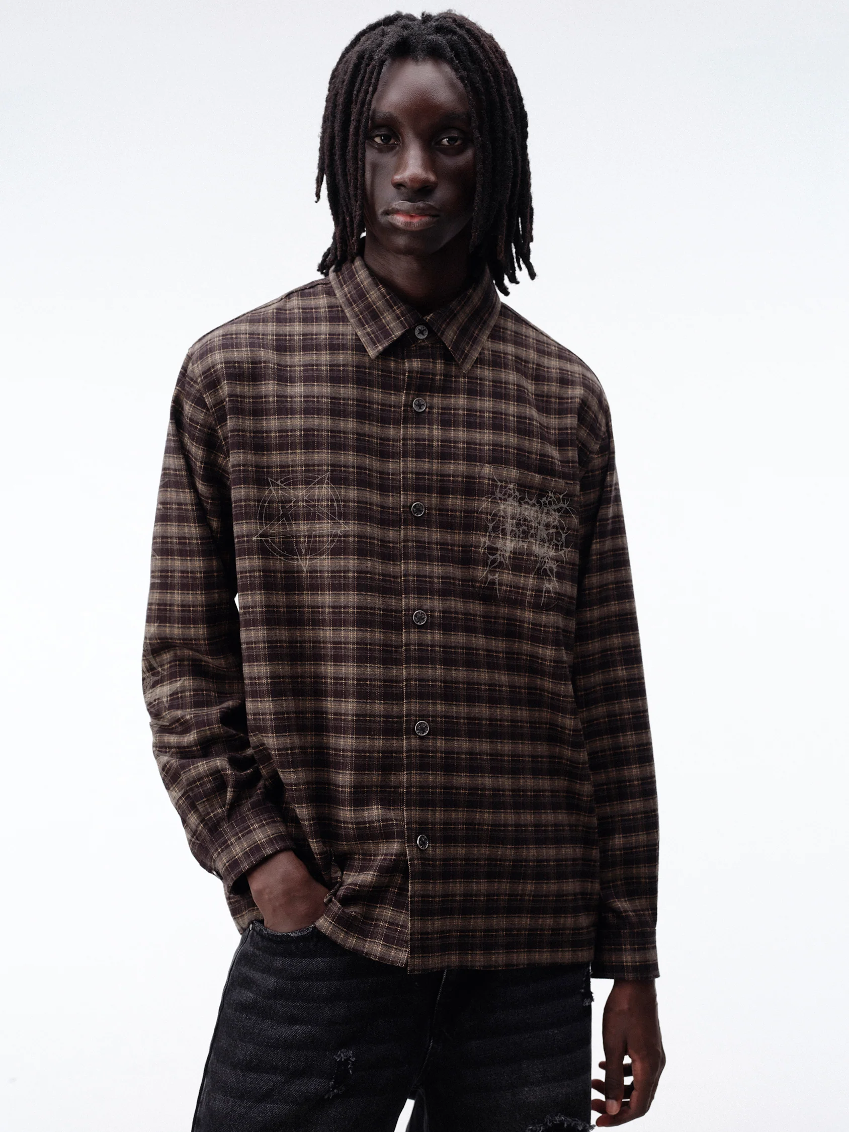 Charred Plaid shirt - Image 8