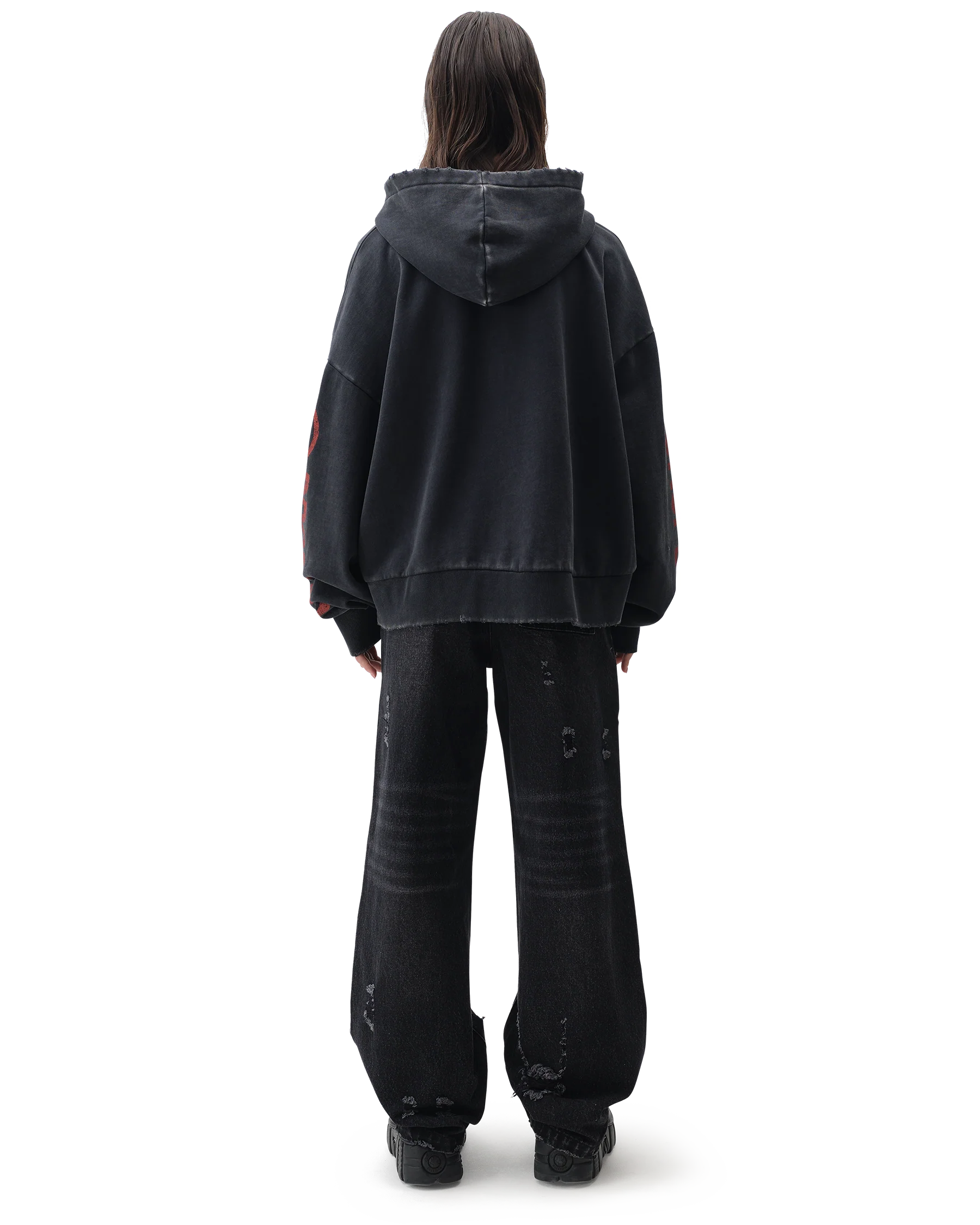 Coma Black Boxy Hoodie - Image 10