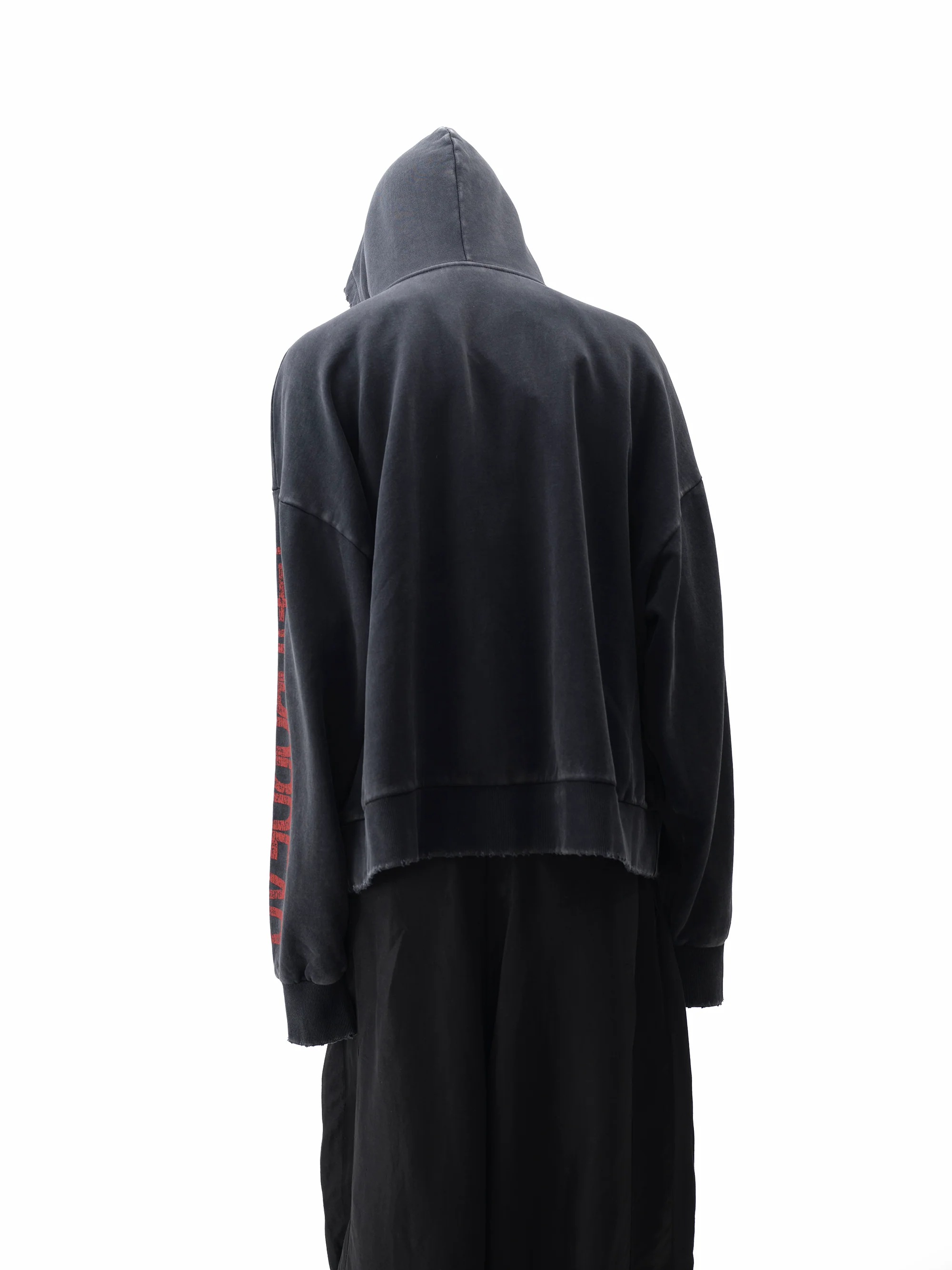 Coma Black Boxy Hoodie - Image 8