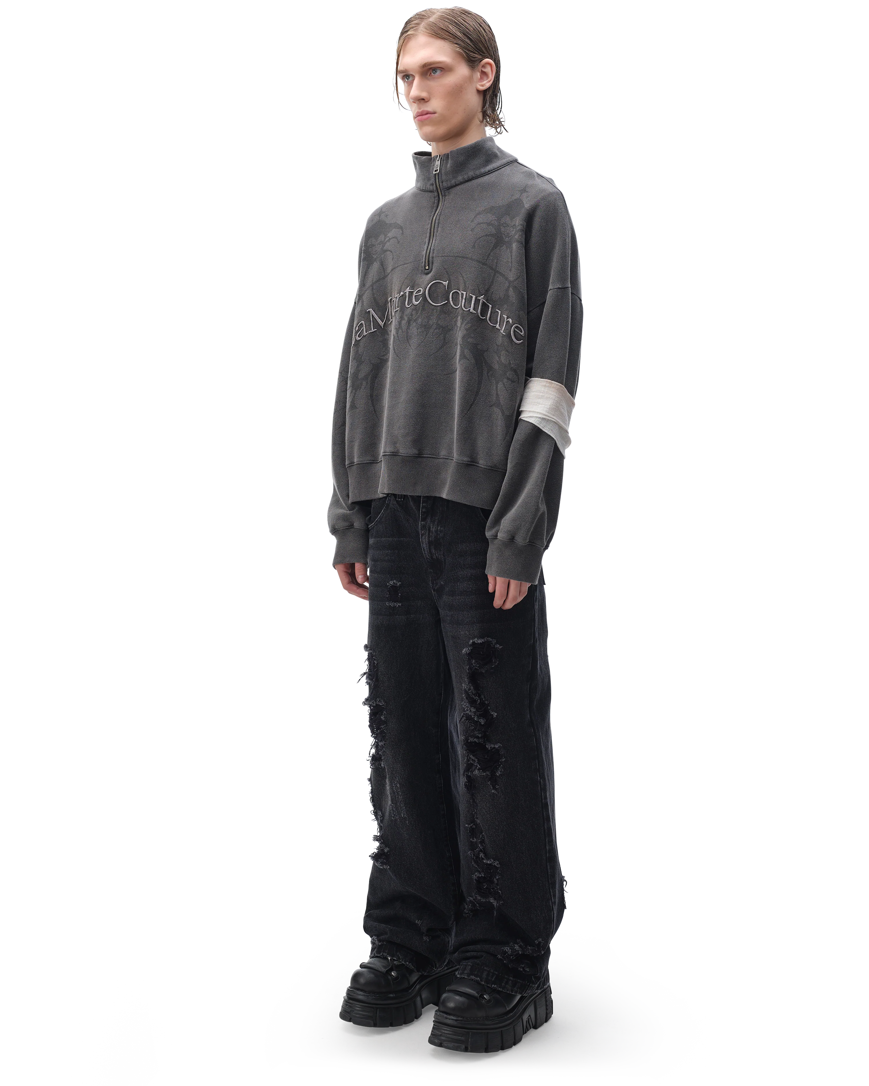 Morte Half-Zip Jumper - Image 10