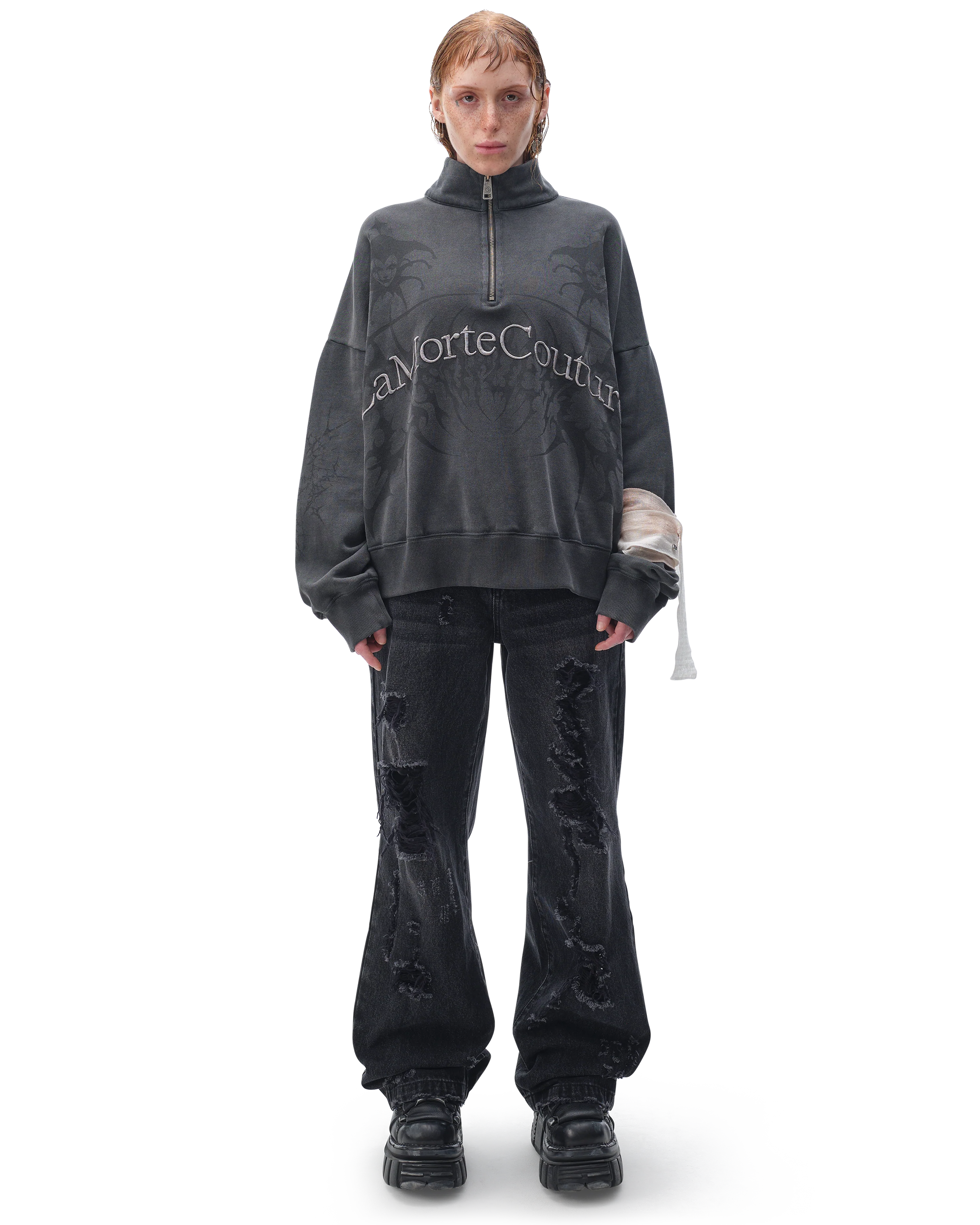Morte Half-Zip Jumper - Image 6