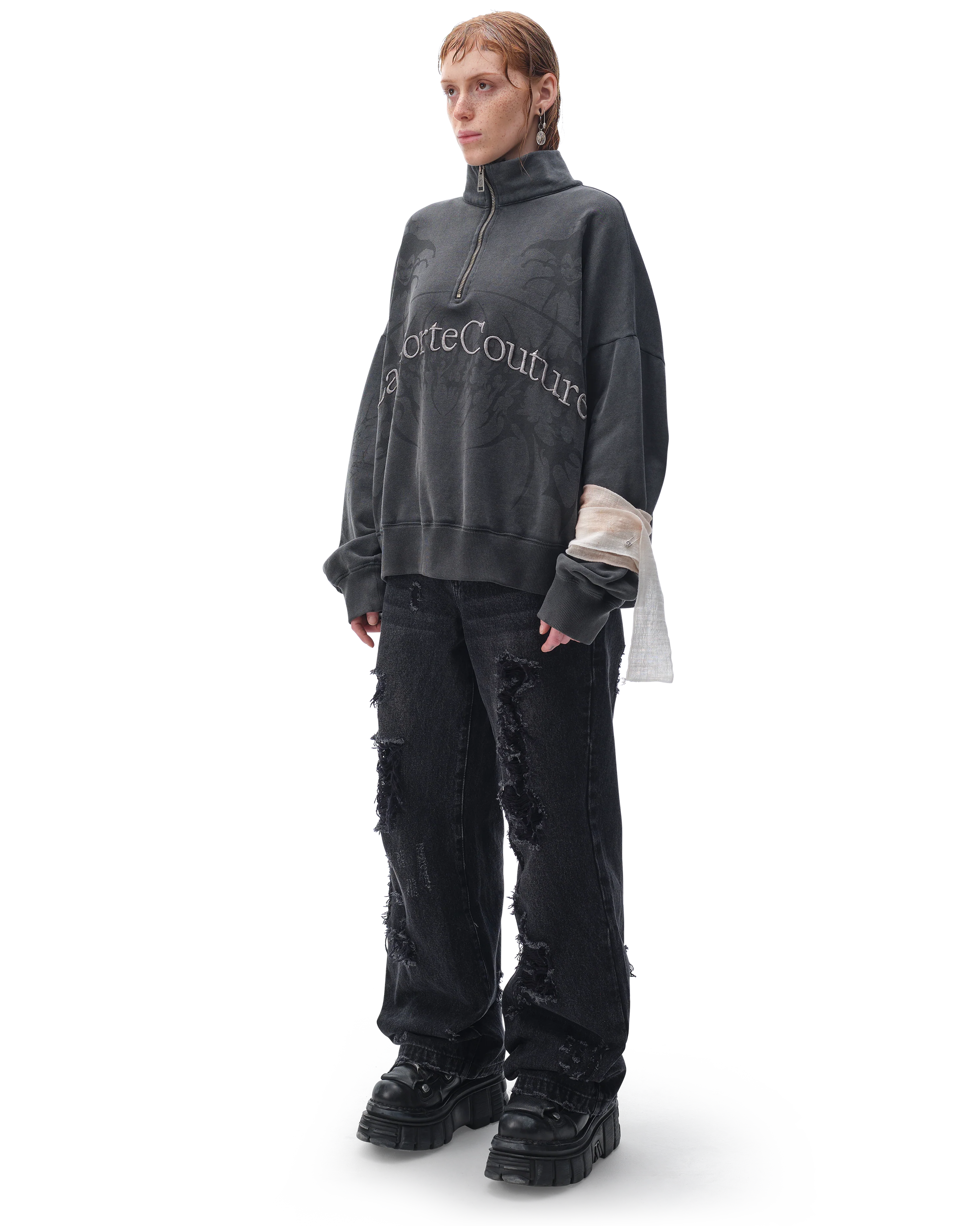 Morte Half-Zip Jumper - Image 7