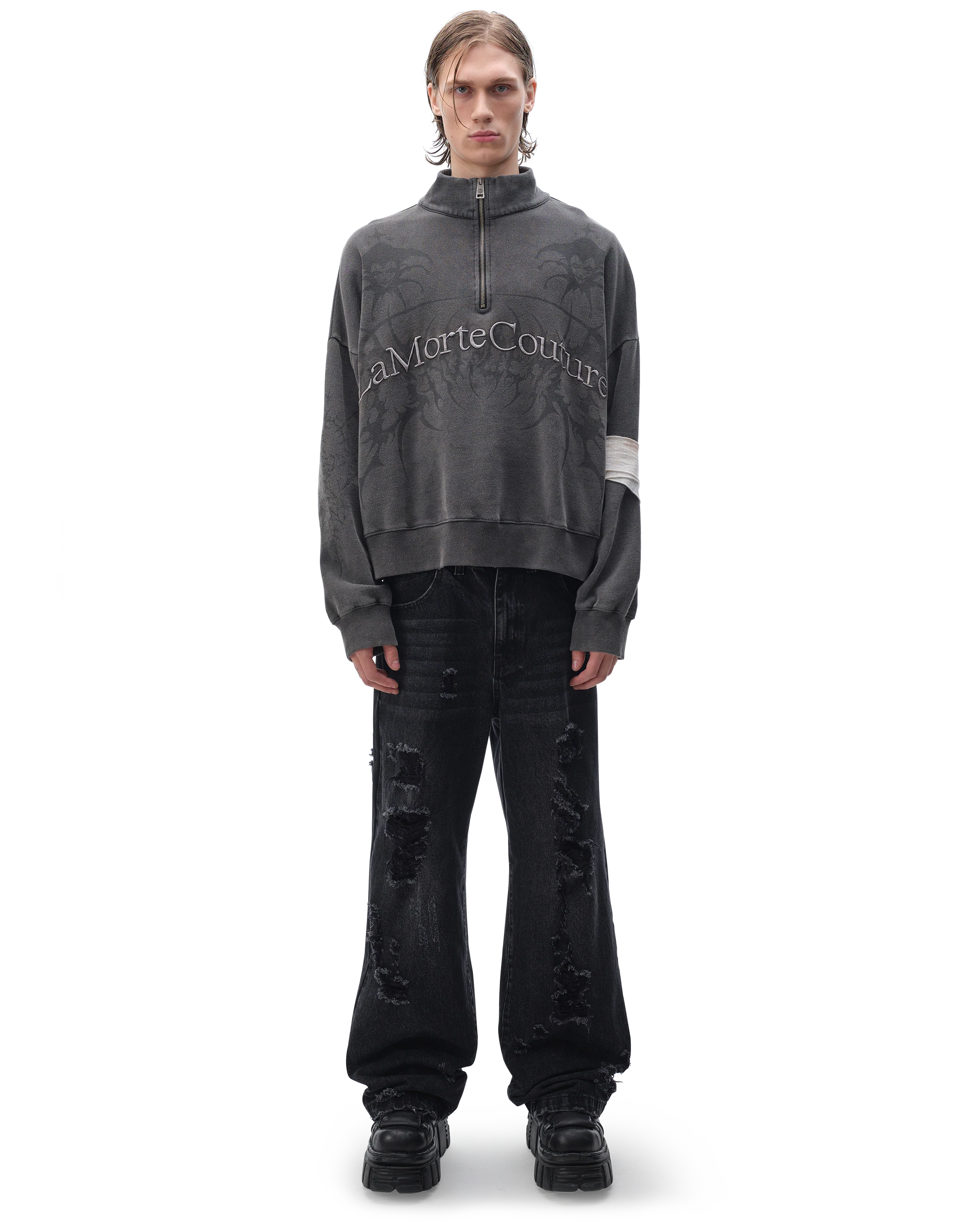 Morte Half-Zip Jumper - Image 9