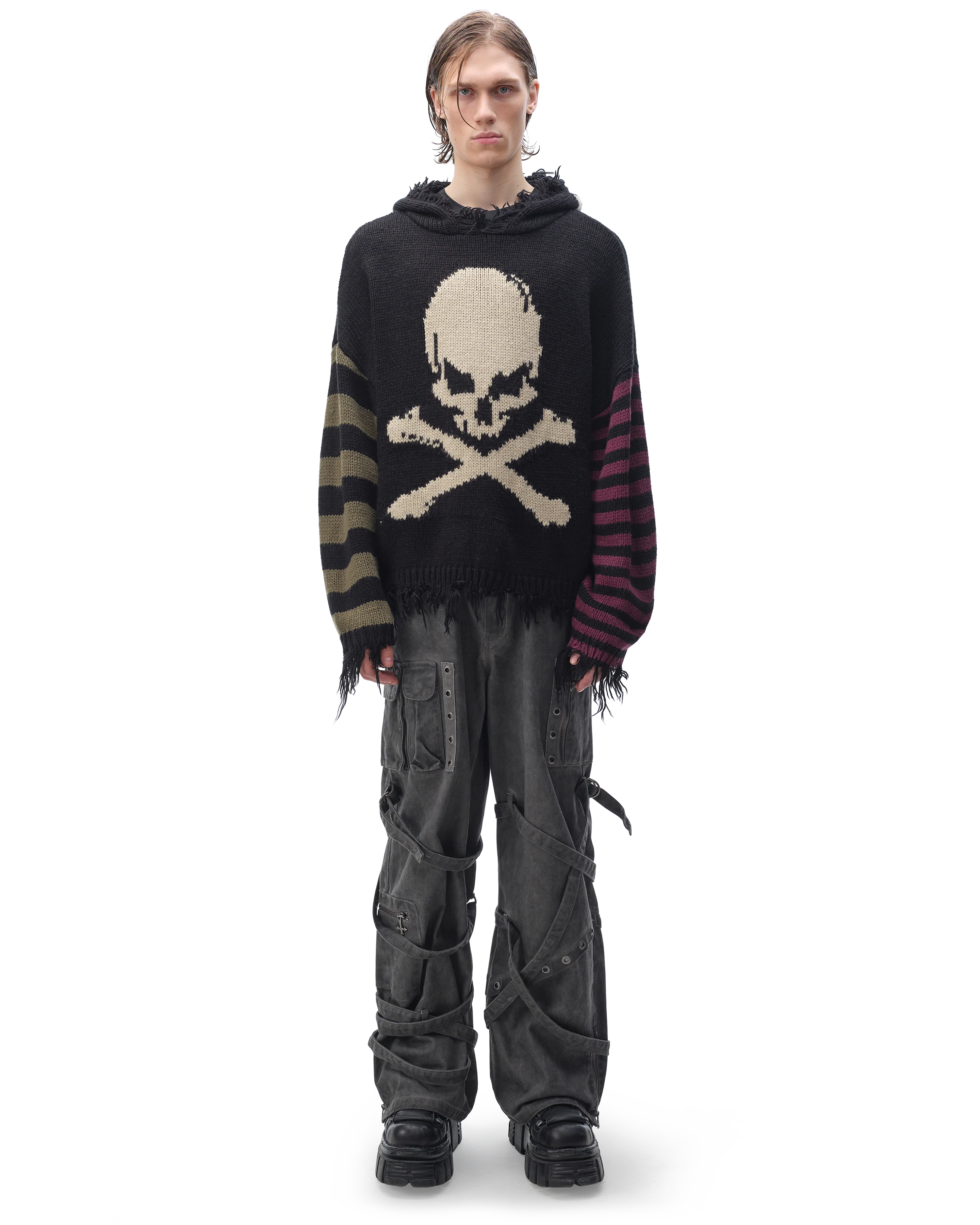 Scene 1 Knitted Hoodie - Image 9