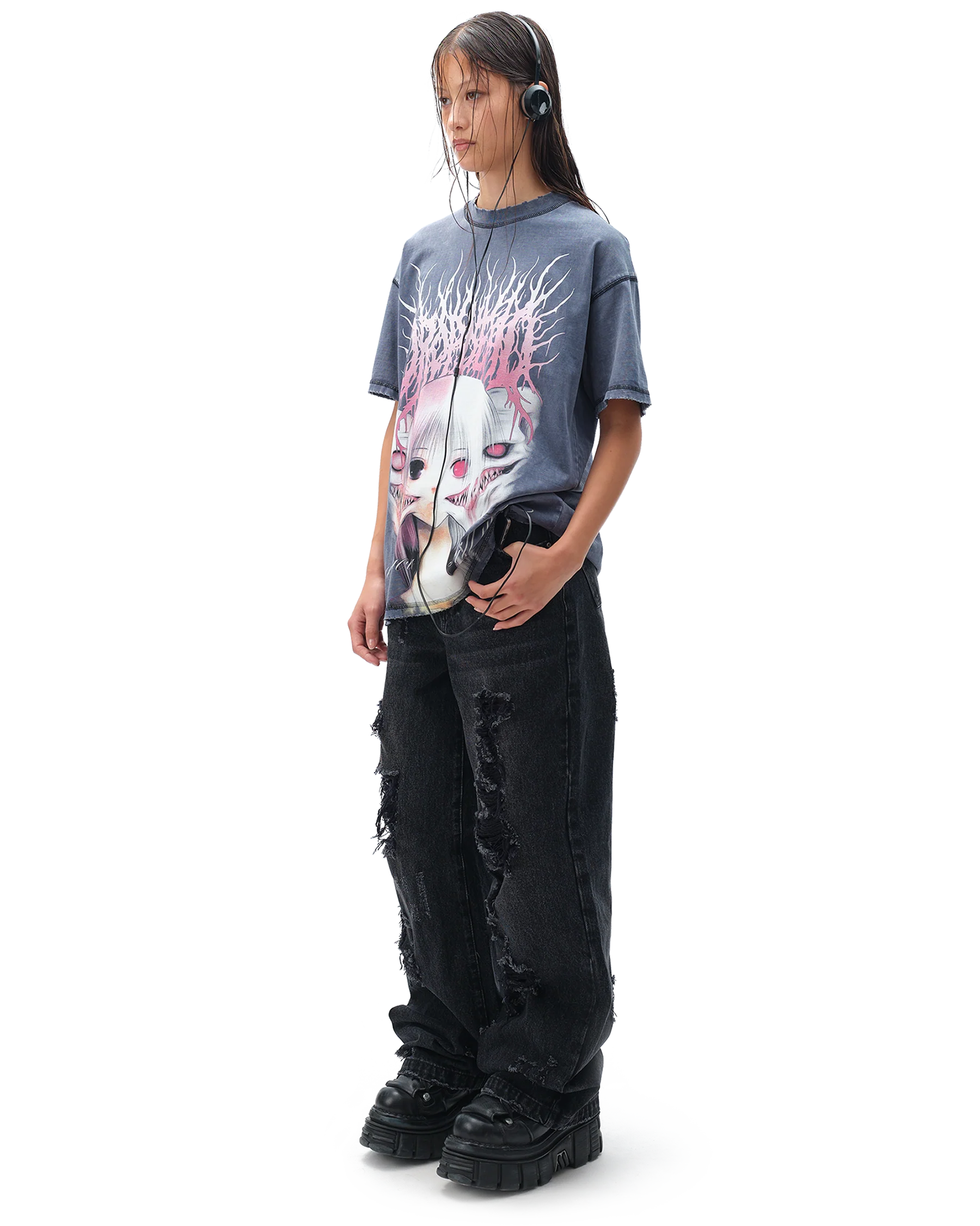 Split Boxy T-Shirt - Image 7