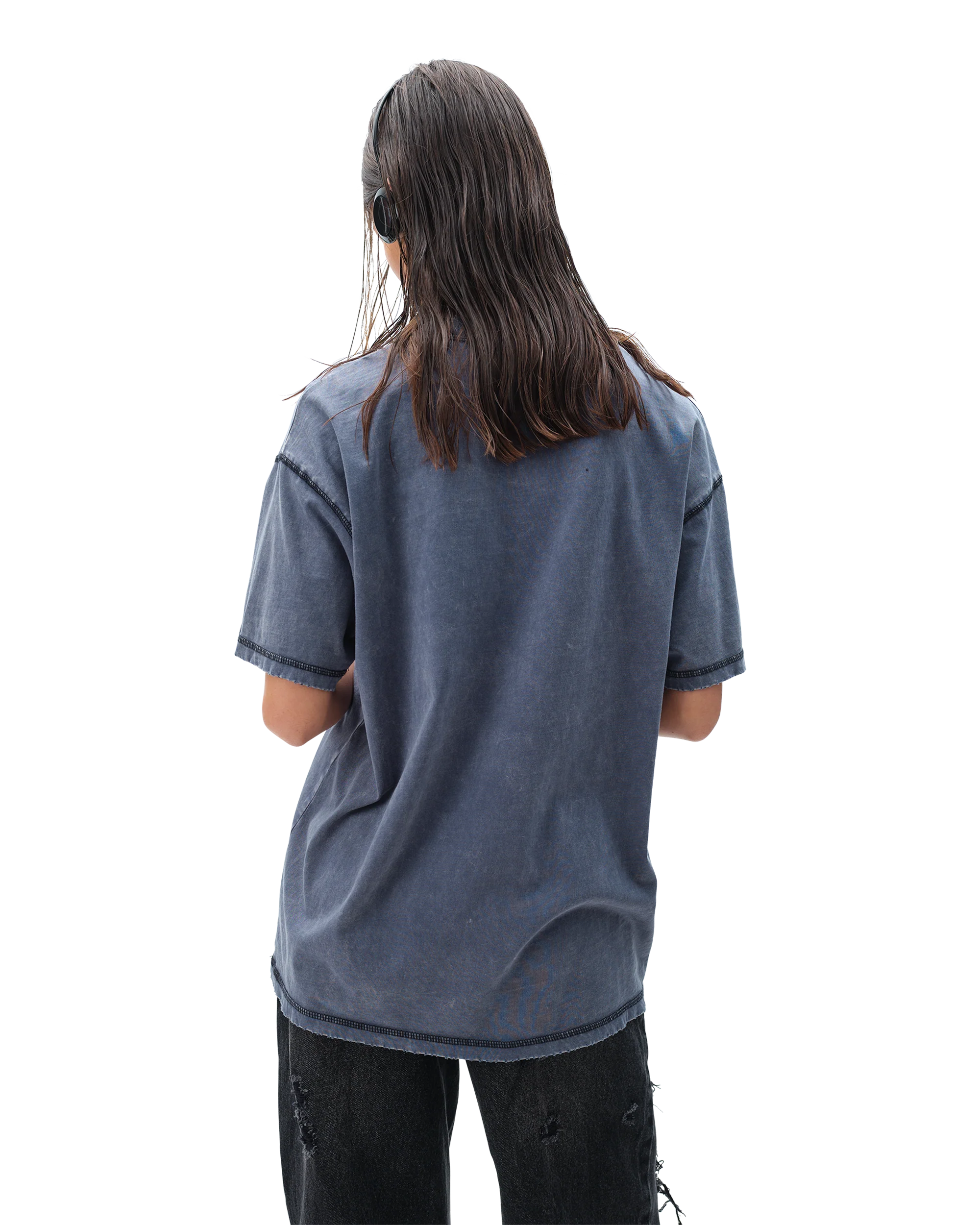 Split Boxy T-Shirt - Image 8