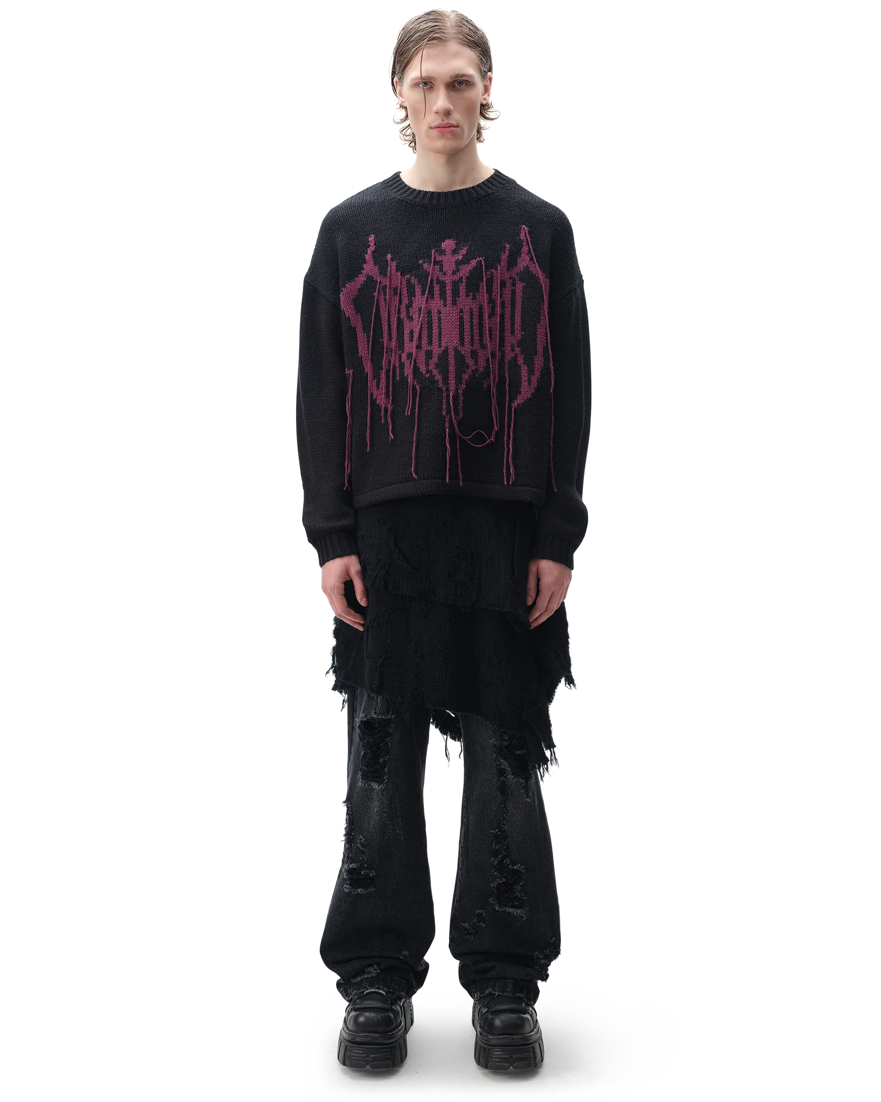 Vein Knitted Jumper - Image 7